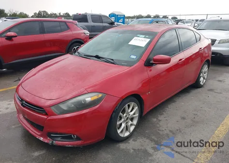 2013 Dodge Dart Sxt из США, поврежденный, VIN 1C3CDFBA5DD342556